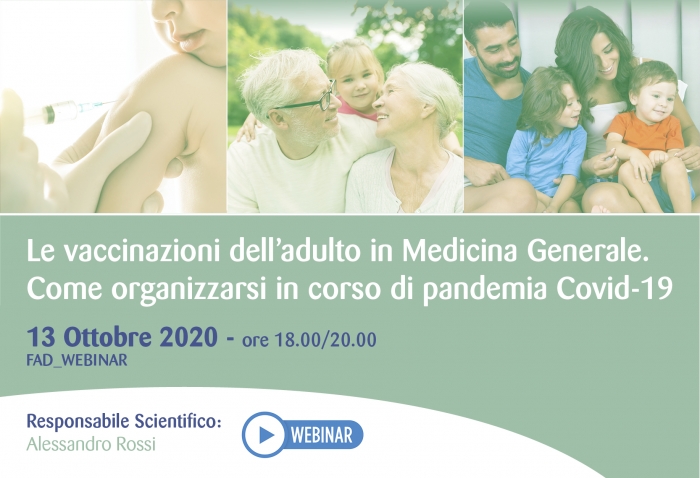 Le vaccinazioni dell adulto in Medicina Generale.  Come organizzarsi in corso di pandemia Covid-19